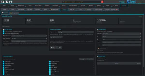 Audit trail controls
