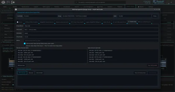 Create arrays from the client