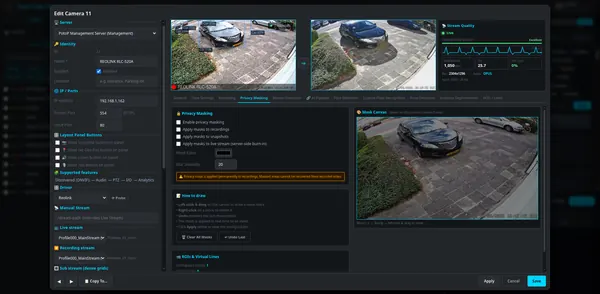 Privacy masking