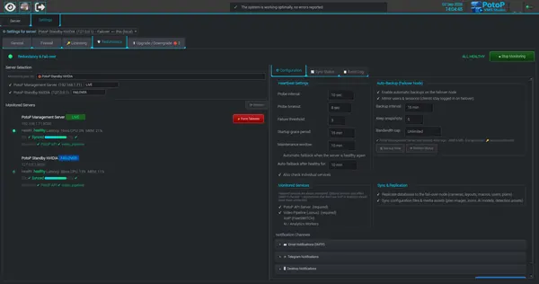 Tune detection and backups